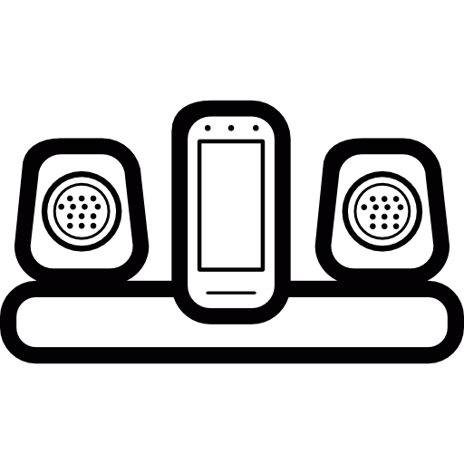 Telephone speaker set